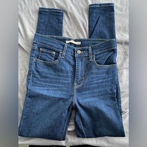 Levi’s 720 skinny jeans dark denim